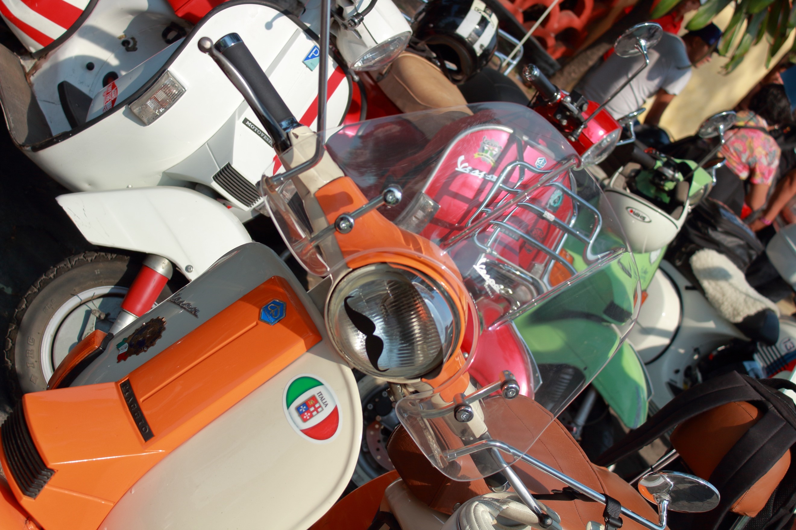 Diversión en scooter Vespa